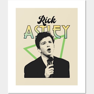 Rick Astley 80s Retro Posters and Art